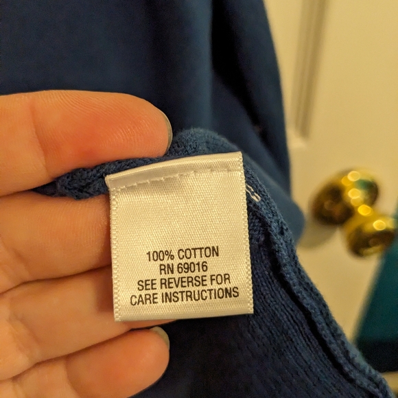 ‼️ CLEARANCE Studio Works blue, button down cardigan, size 2X - Picture 7 of 12